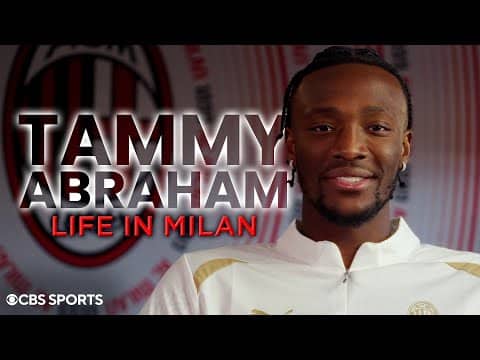 EXCLUSIVE INTERVIEW: Tammy Abraham — "I'm living my DREAM" | Serie A | AC Milan | CBS Sports Golazo