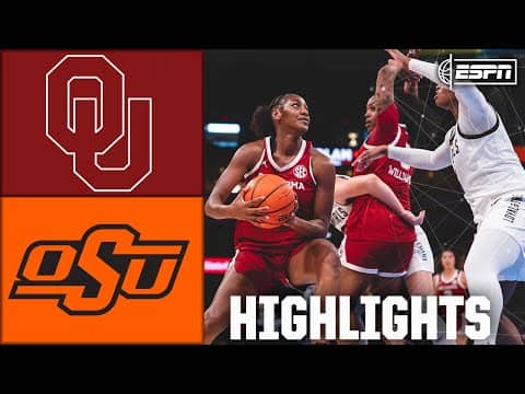 Oklahoma Sooners vs. Oklahoma State Cowgirls | Full Game Highlights | ESPN College Basketball