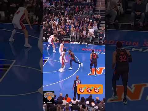 Jordan Clarkson right on target 🎯 #knicks #nba #basketballshorts