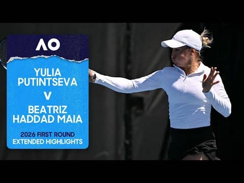 Yulia Putintseva v Beatriz Haddad Maia Extended Highlights | Australian Open 2026 First Round