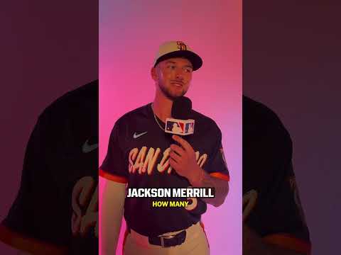 Can Jackson Merrill recall his high school batting average? 😏