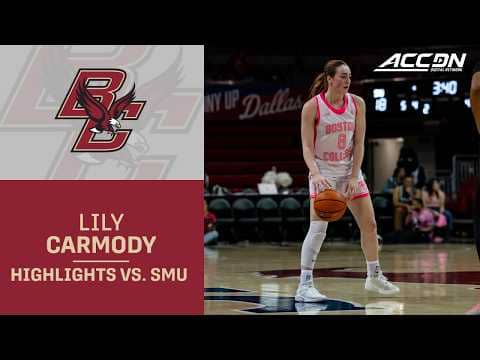 Boston College Guard Lily Carmody Highlights vs. SMU