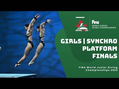 LIVE | Diving | FINALS | Girls | Platform Synchro | World Junior Championships 2022