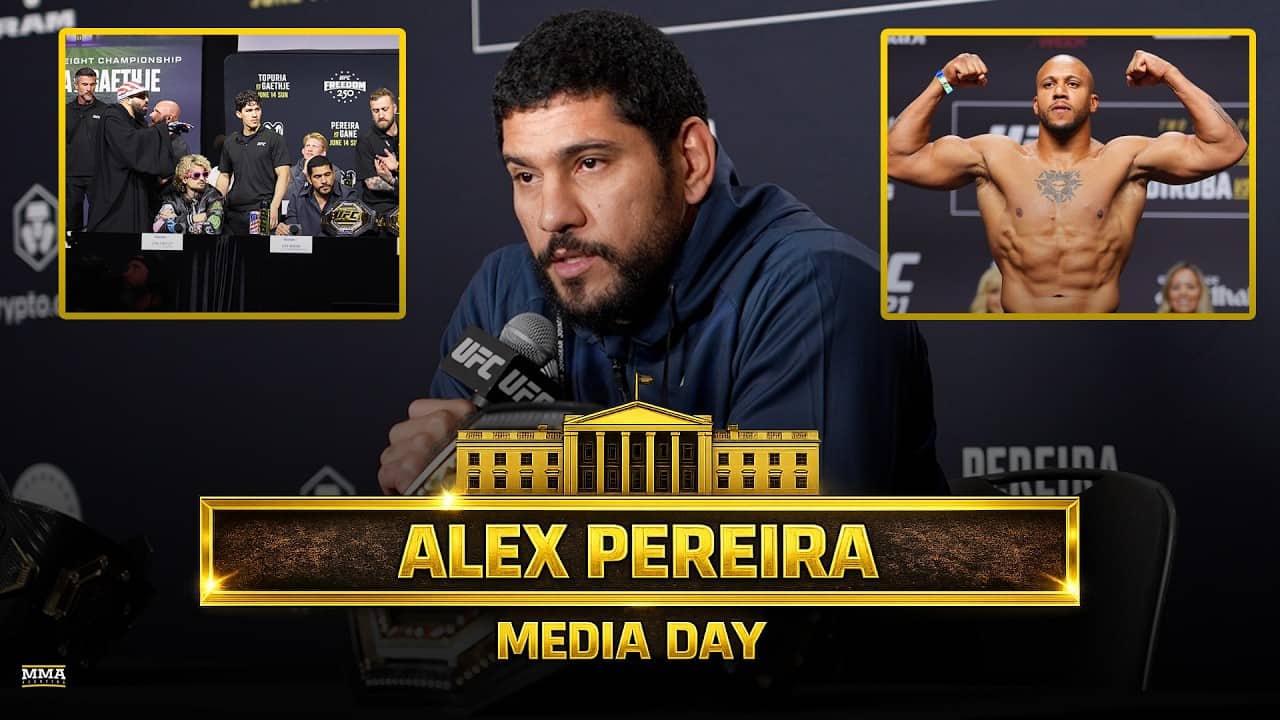 Alex Pereira REACTS To Josh Hokit's Antics, Dana White's GOAT Claims - MMA Fighting