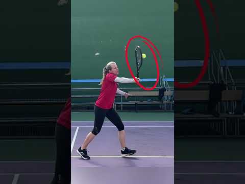 You CAN swing on some volleys #tennis