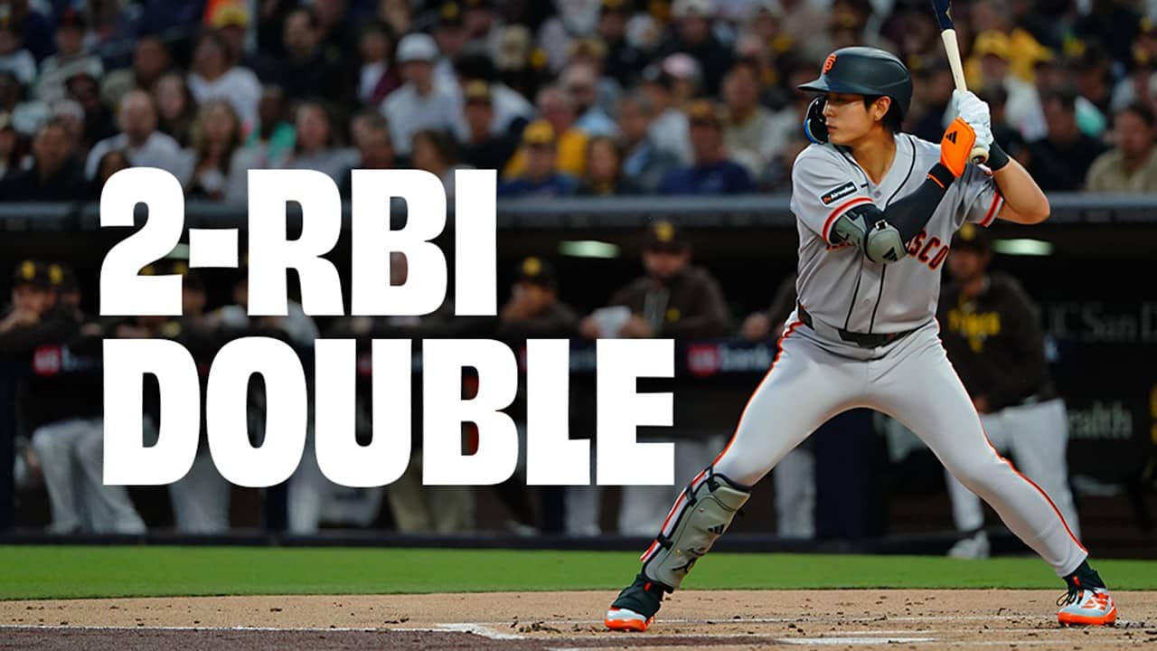 Jung Hoo Lee Rips a 2-RBI Double | San Francisco Giants vs San Diego Padres Highlights