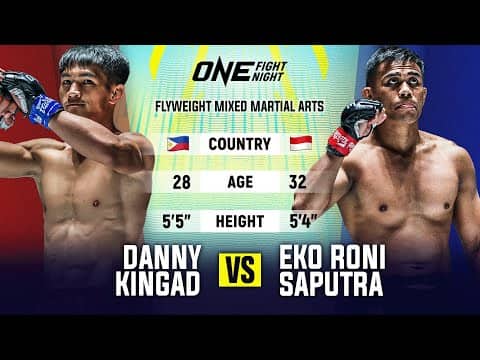 Complete CHAOS 💥 Danny Kingad vs. Eko Roni Saputra | MMA Full Fight