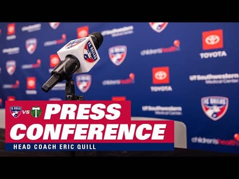 FC Dallas vs. Portland Timbers Postmatch Press Conference - August 9, 2025