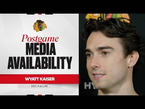 "You have to make plays to play in this league." | Wyatt Kaiser Postgame 12.4.25