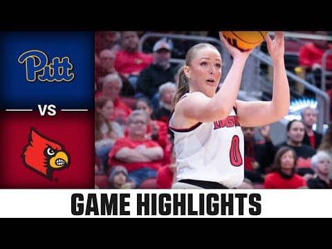 Pitt vs. Louisville Game Highlights | 2025-26 ACC Women's Basketball