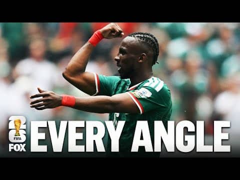 FIRST Goal of the 2026 FIFA World Cup™ 🔥 Julián Quiñones for Mexico 🎥 EVERY ANGLE