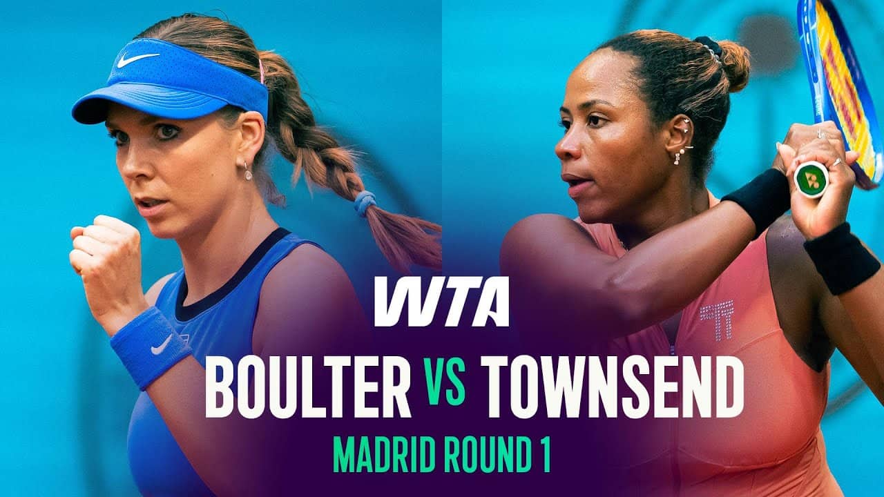 Taylor Townsend vs. Katie Boulter | 2026 Madrid Round 1 | WTA Match Highlights