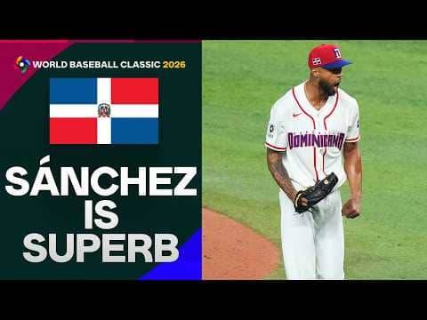 Cristopher Sánchez was LIGHTS OUT for Team Dominican Republic! 😤 (5 shutout innings, 8 Ks! 🔥)