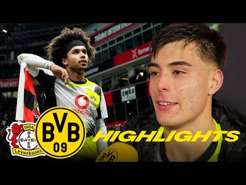 Adeyemi & Anselmino secure away win! | Highlights | Bayer Leverkusen - BVB 1:2
