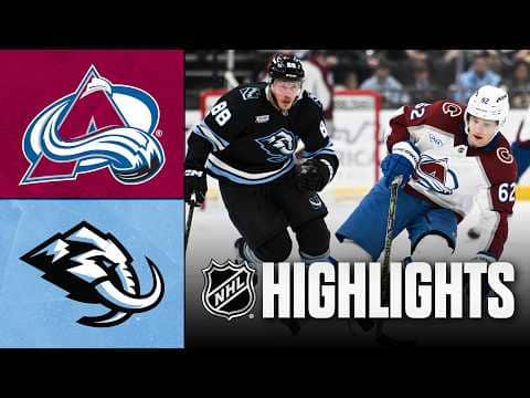 Avalanche vs. Mammoth | NHL Highlights | February 25, 2026