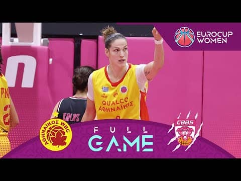 LIVE | Athinaikos Qualco v Charnay Basket | EuroCup Women 2025-26 | Regular Season