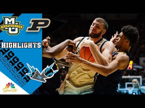 Marquette vs. Purdue | COLLEGE BASKETBALL HIGHLIGHTS | 12/13/25 | NBC Sports