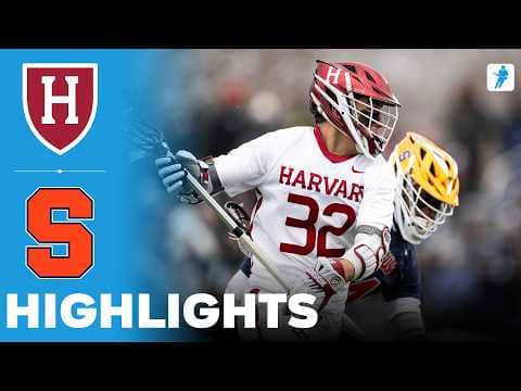 Harvard vs Syracuse | NCAA College Lacrosse | Highlights - February 21, 2026
