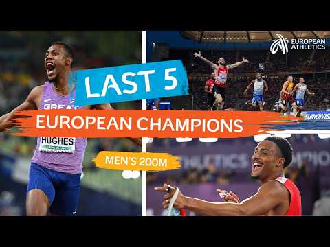 Unbelievable, Superb, Unstoppable! 🤯 Last Five European Men's 200m Champions | European Athletics