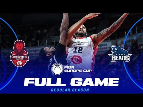 LIVE - Casademont Zaragoza v Bakken Bears | FIBA Europe Cup 2025-26 | Regular Season