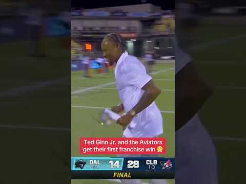 Columbus gets the dub after setting a UFL record with 47 rushes on the night 🔥