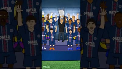 PSG win the Champions League again🏆🏆 #psg #championsleagye #football