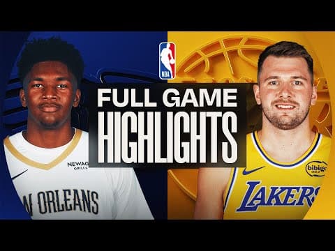 PELICANS at LAKERS | FULL GAME HIGHLIGHTS | November 30, 2025