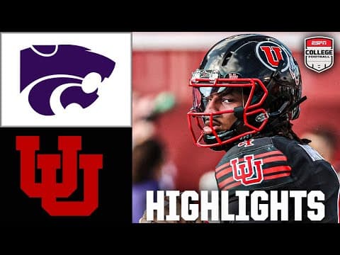 Kansas State Wildcats vs. Utah Utes | Full Game Highlights | ESPN College Football