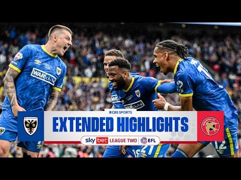 AFC Wimbledon vs. Walsall Extended Highlights | EFL League Two | CBS Sports Golazo