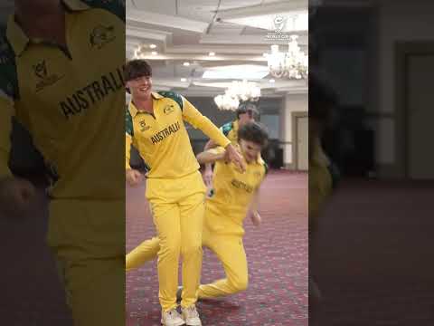 Australia takes on the SPIN challenge 🤣😵‍💫 #U19WorldCup