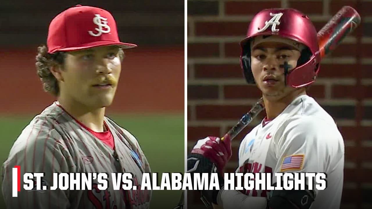 St. John's Red Storm vs. Alabama Crimson Tide | Super Regional Highlights | ESPN College Baseball