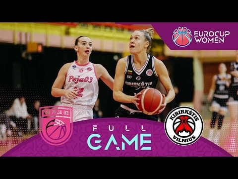 LIVE - KBF Peja 03 v Kibirkstis-TOKS | EuroCup Women 2025-26 | Regular Season