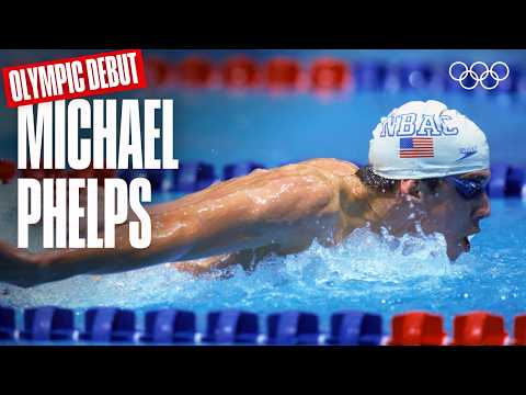 Michael Phelps' First-Ever Olympic Run at Sydney 2000 🏊‍♂️ | Olympic Debuts