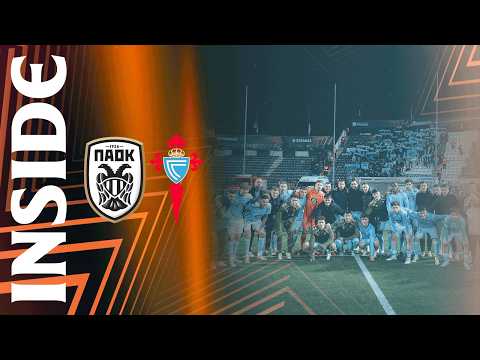 DERROTAMOS ao invicto PAOK en TOUMBA 🩵🔥 Inside Celta 25/26