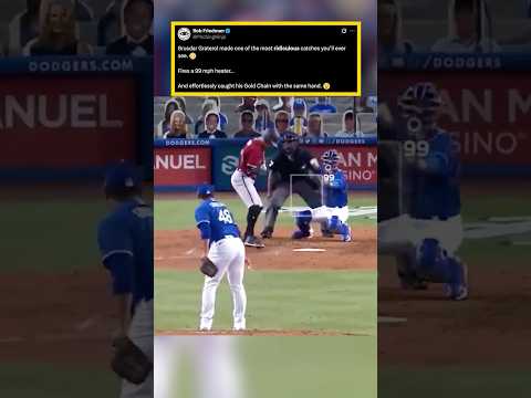 Brusdar Graterol made one of the most ridiculous catches you’ll ever see.