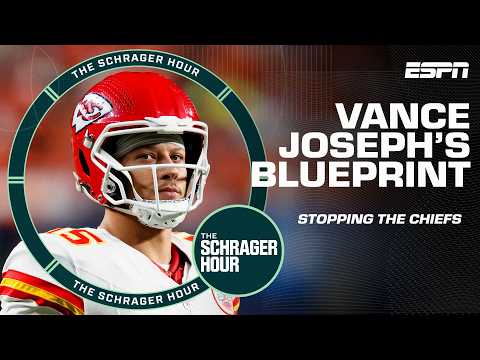 Has Vance Joseph created the BLUEPRINT to stop Patrick Mahomes and the Chiefs? 🤔 | The Schrager Hour