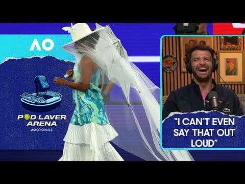 Naomi Osaka's Iconic Outfit and Grigor Dimitrov Joins Us | Pod Laver Arena | Australian Open 2026