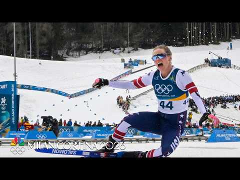 Jessie Diggins gives 'absolutely everything' for 10km bronze | Winter Olympics 2026 | NBC Sports