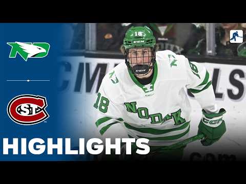 North Dakota vs St Cloud State | NCAA College Hockey | Highlights - February 20, 2026