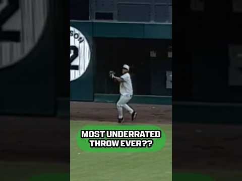 This throw still doesn't make sense 🤯 #shorts #baseball #mlb