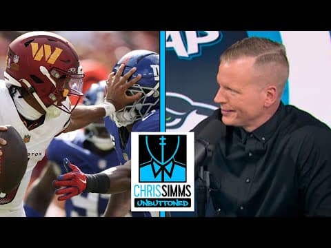 Giants once again don't score TD in Week 1 vs. Commanders | Chris Simms Unbuttoned | NFL on NBC