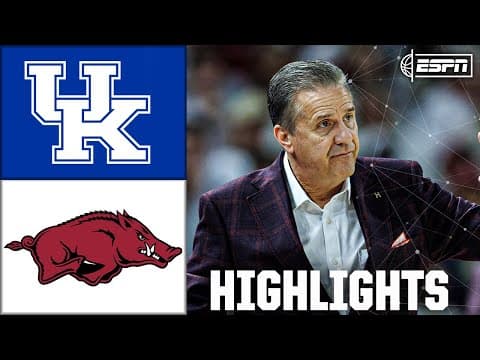 Kentucky Wildcats vs. Arkansas Razorbacks | Full Game Highlights | ESPN College Basketball