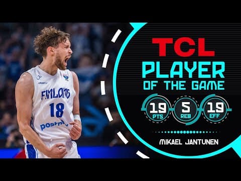 Mikael Jantunen (19 PTS) | TCL Player Of The Game | FIN 🇫🇮 vs GEO 🇬🇪 | FIBA EuroBasket 2025
