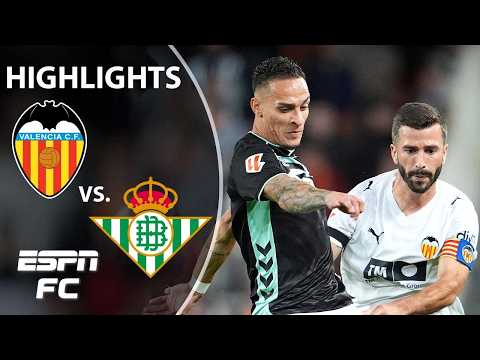 A DRAW 🚨 Valencia vs. Real Betis | LALIGA Highlights | ESPN FC
