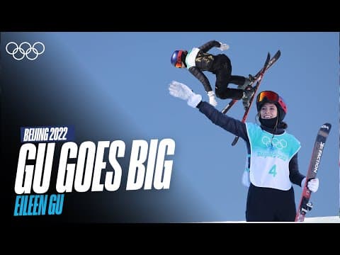 Eileen Gu Lands Historic 1620 for Big Air Gold  at Beijing 2022 | Reigning Champions