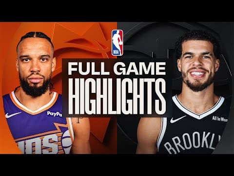 SUNS at NETS | FULL GAME HIGHLIGHTS | January 19, 2026