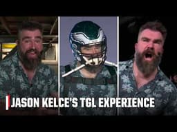 BEHIND-THE-SCENES ofJason Kelce's TGL experience ⛳️ | TGL on ESPN