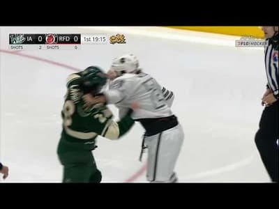 Mark Liwiski Drops The Gloves With Connor Mylymok, Both Players Receive Game Misconducts #request