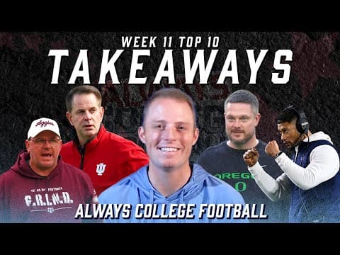 Greg McElroy’s Top 10 takeaways from Week 11 | Always College Football