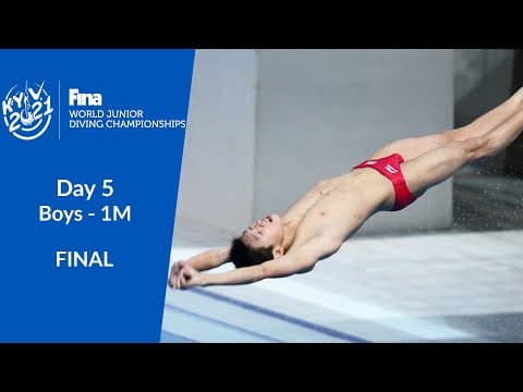 Re-LIVE | Day 5 - Boys - 1M Final